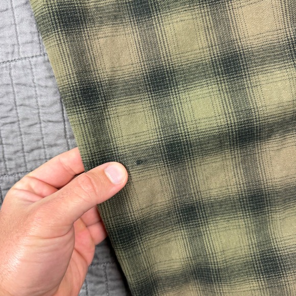 Levi's Pants Men 34x32 (34x30) Green Brown Plaid XX Chino Standard Taper - Picture 6 of 13